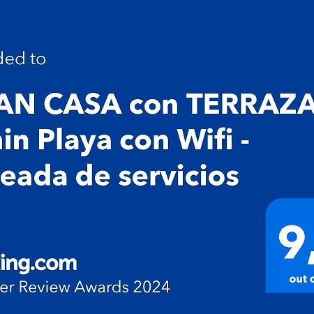 Gran Casa Con Terraza A 3 Min Playa Con Wifi - Rodeada De Servicios Roquetas de Mar Eksteriør bilde