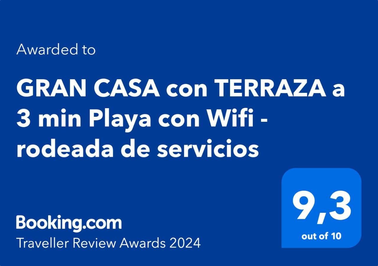 Gran Casa Con Terraza A 3 Min Playa Con Wifi - Rodeada De Servicios Roquetas de Mar Eksteriør bilde